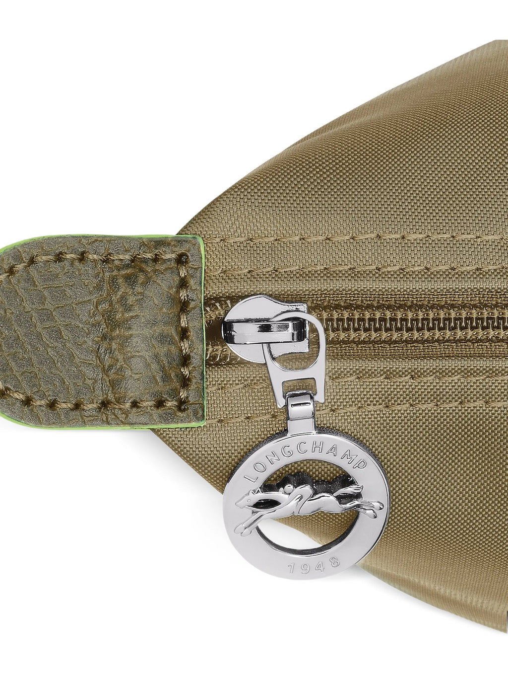 Mochila Longchamp Le Pliage Média Dobrável em Nylon Verde