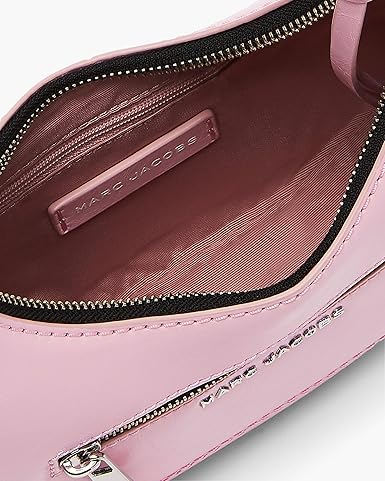 Bolsa Marc Jacobs Crinckle Cruiser Crescent Rosa Bubblegum