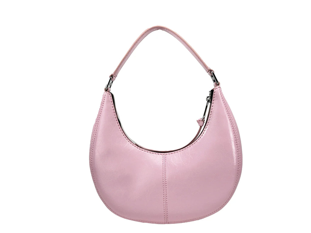 Bolsa Marc Jacobs Crinckle Cruiser Crescent Rosa Bubblegum